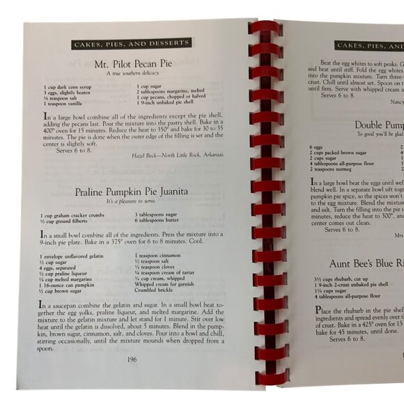 Aunt Bees Mayberry Cookbook by Ken Beck and Jim Clark Paperback 1991 Spiral - Picture 14 of 15